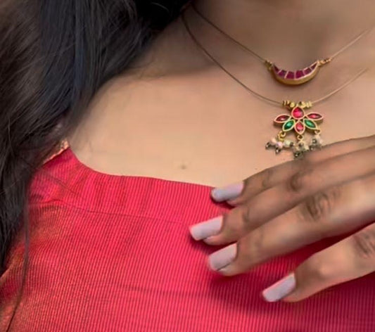 Bestselling Premium Jadau Kundan Layered Invisible Necklace