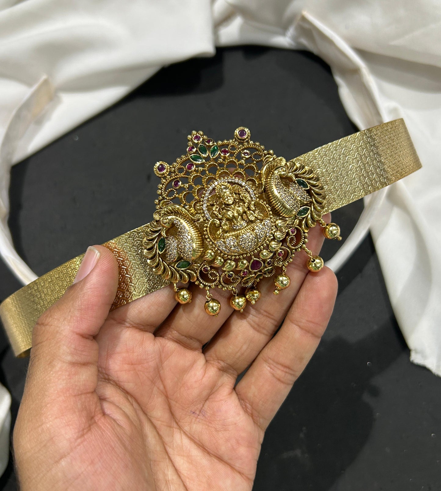 Traditional Temple Jewelry Matte finish Hipchain for the Traditional you