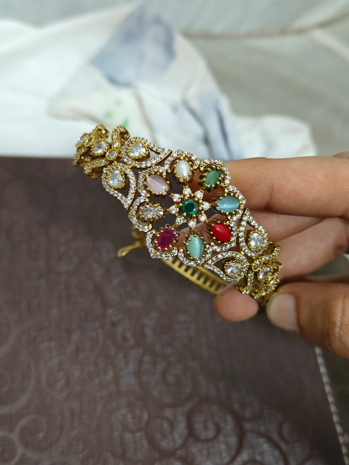 Beautiful Matte finish Openable Kada Bangle -1Pc