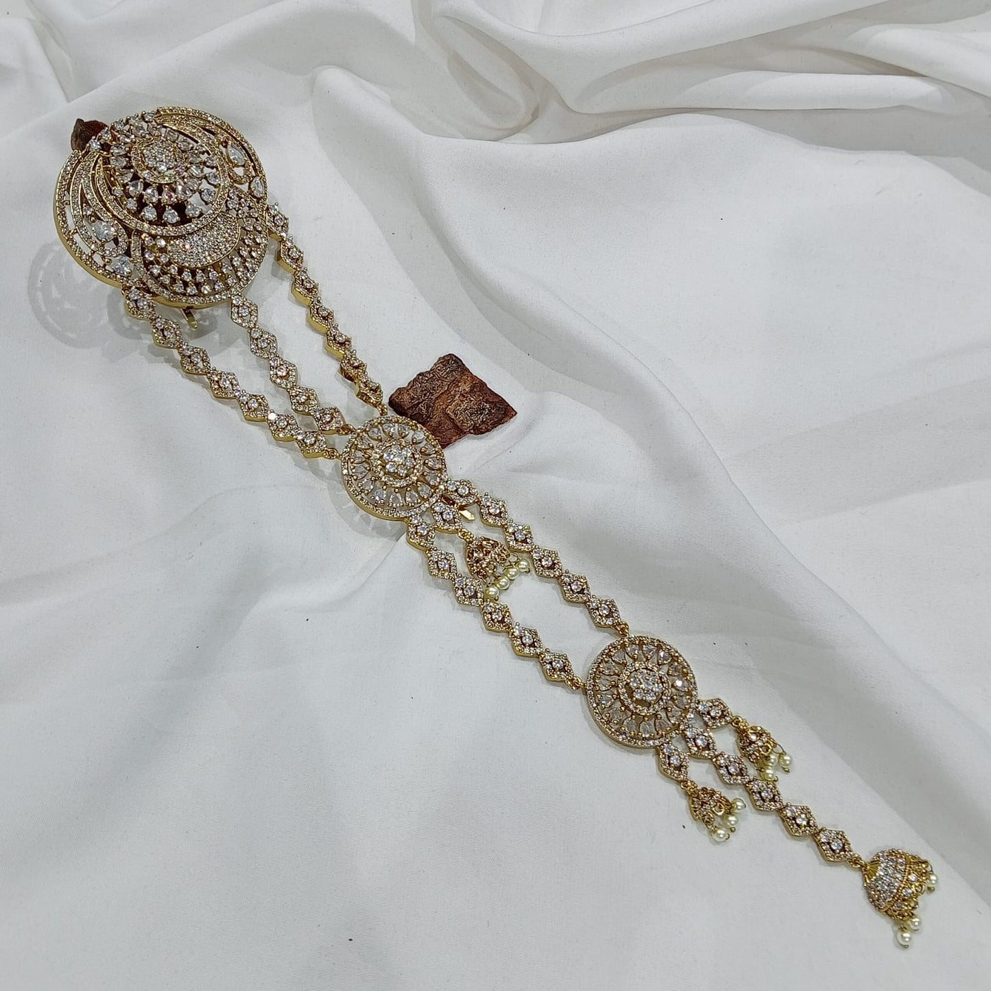 Elegant Premium Finish Bridal Hair Accessories -Jada billalu