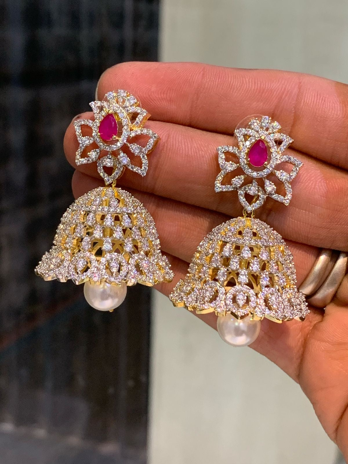 Trending and Cute Gj Polish Jhumka Earrings