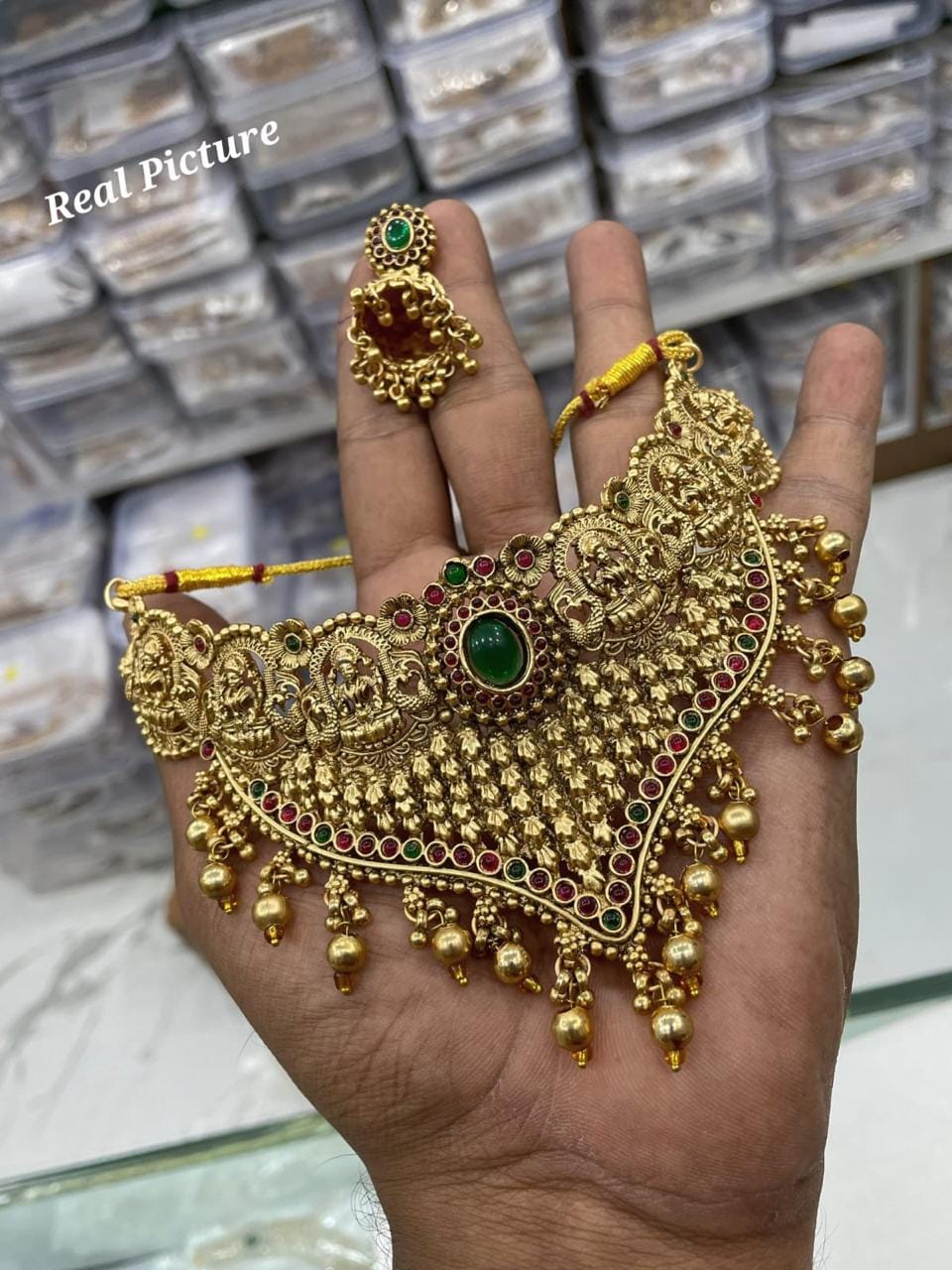 Latest Design Lakshmi Choker Necklace - Bridal