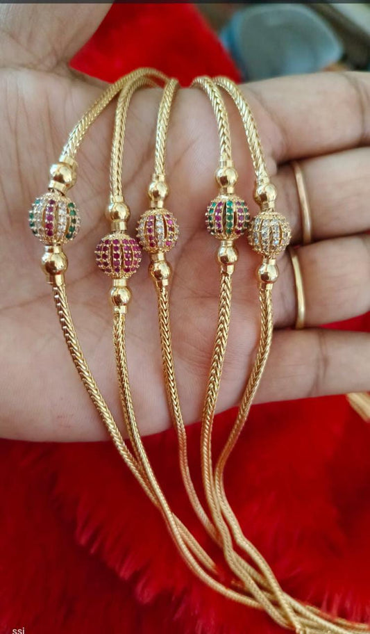 Single ball Mogappu chain Mopchain thali chain