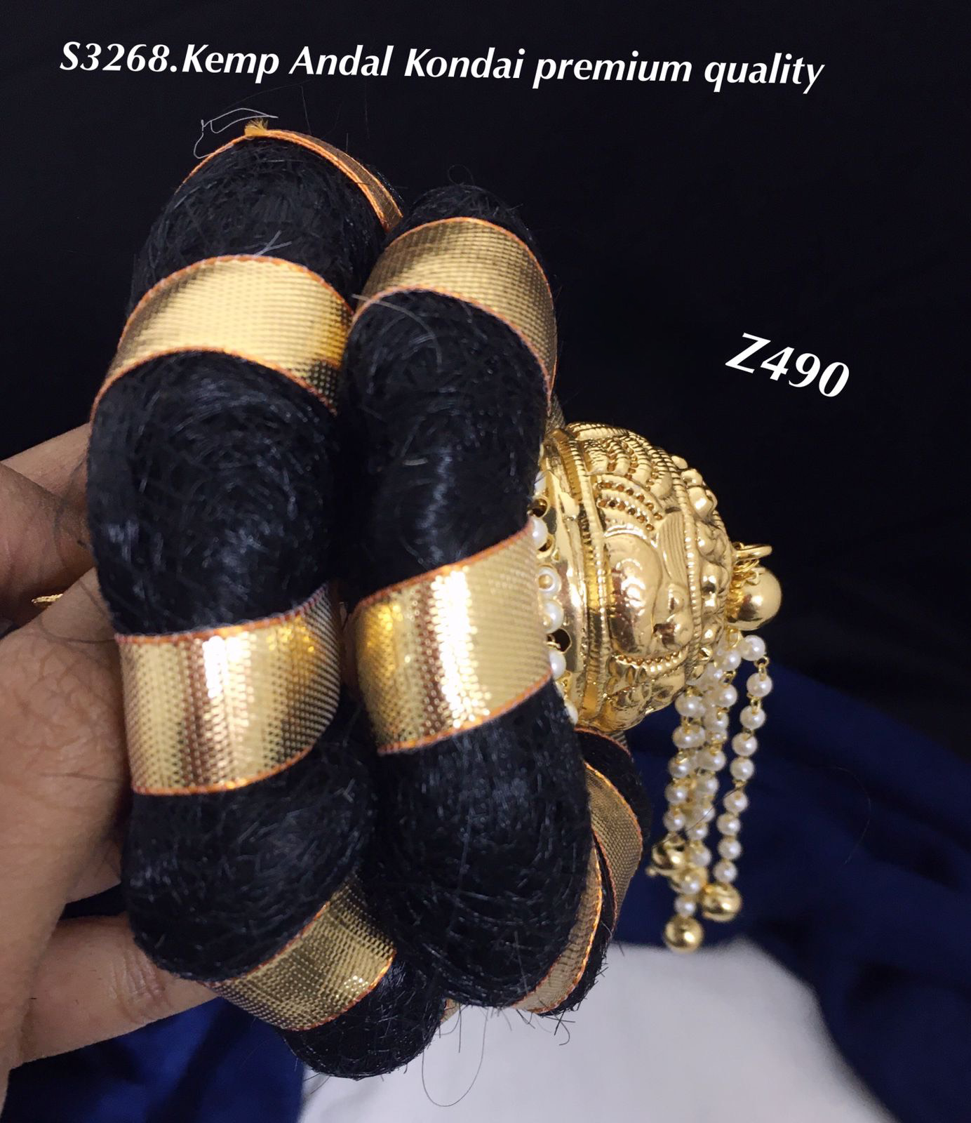 Traditional Hair Accessories- Kemp Andal Kondai