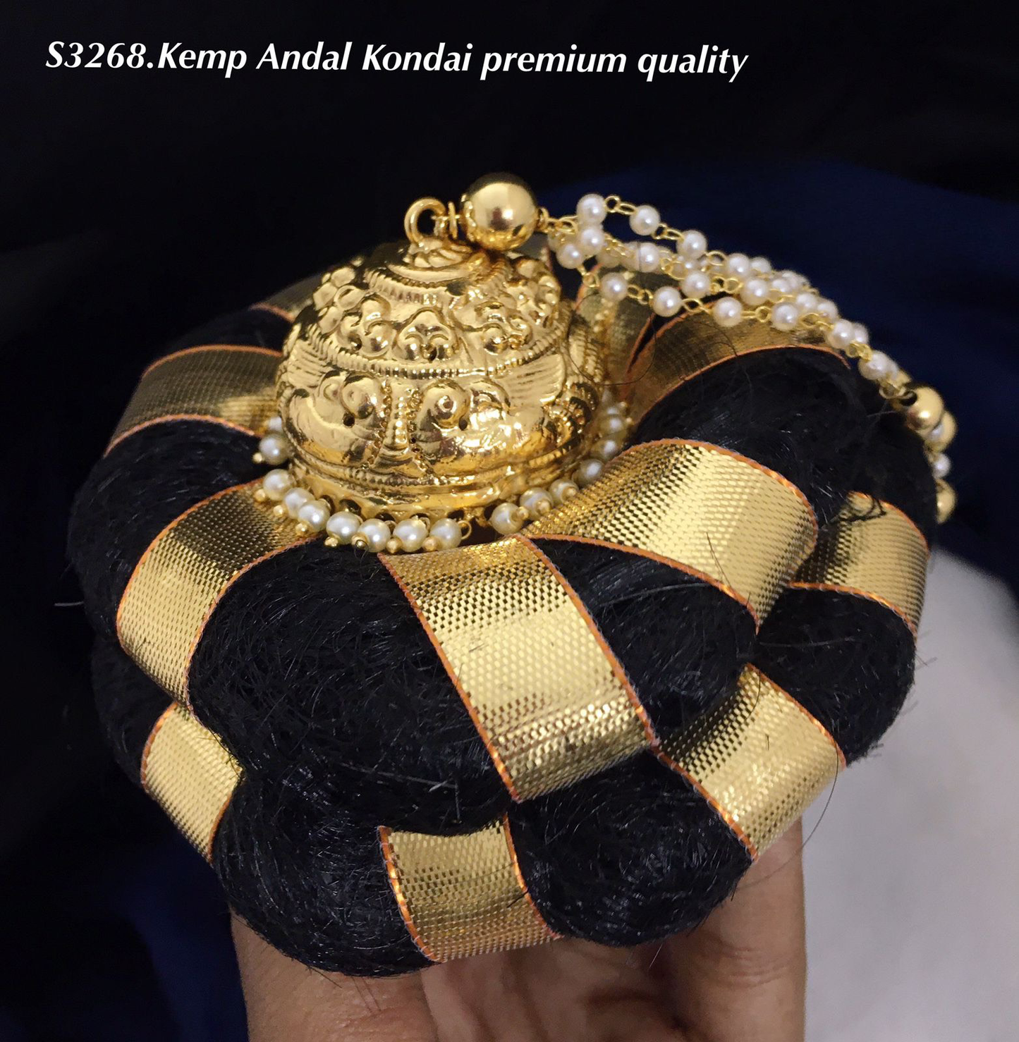 Traditional Hair Accessories- Kemp Andal Kondai