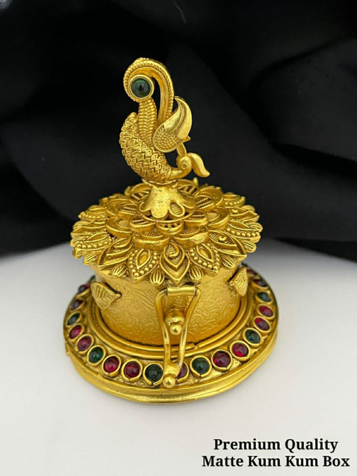 Peacock Sindoor Dabbi- Kumkum Box for You loved ones - Return Gifts