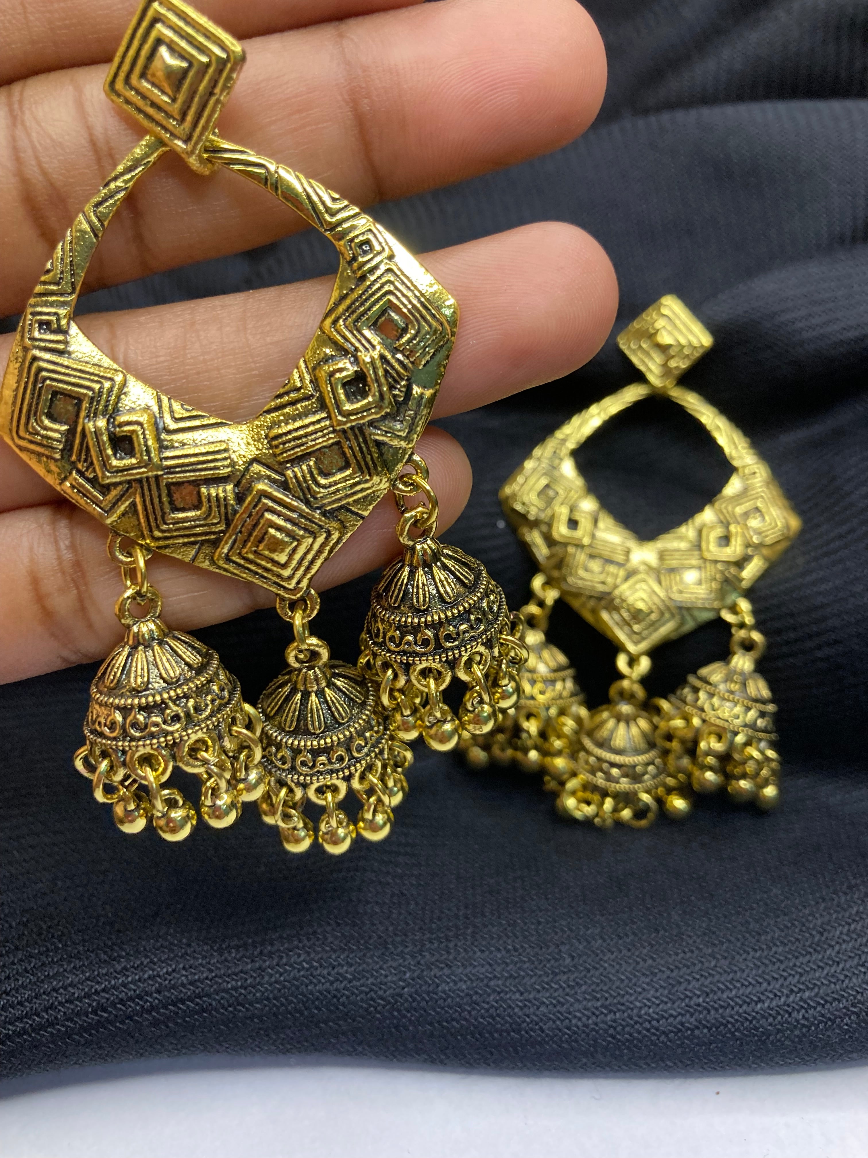 Trendy jhumkas deals