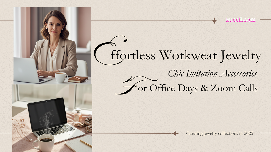 Effortless Workwear Jewelry: Chic Imitation Accessories for Office Days & Zoom Calls
