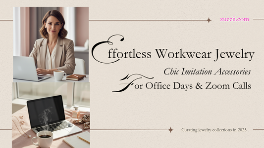 Effortless Workwear Jewelry: Chic Imitation Accessories for Office Days & Zoom Calls