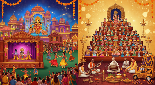 Navarathiri Celebration North India vs South India