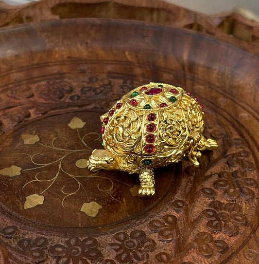 Beautiful Tortise Design kumkum boxes for You loved ones - Return Gifts