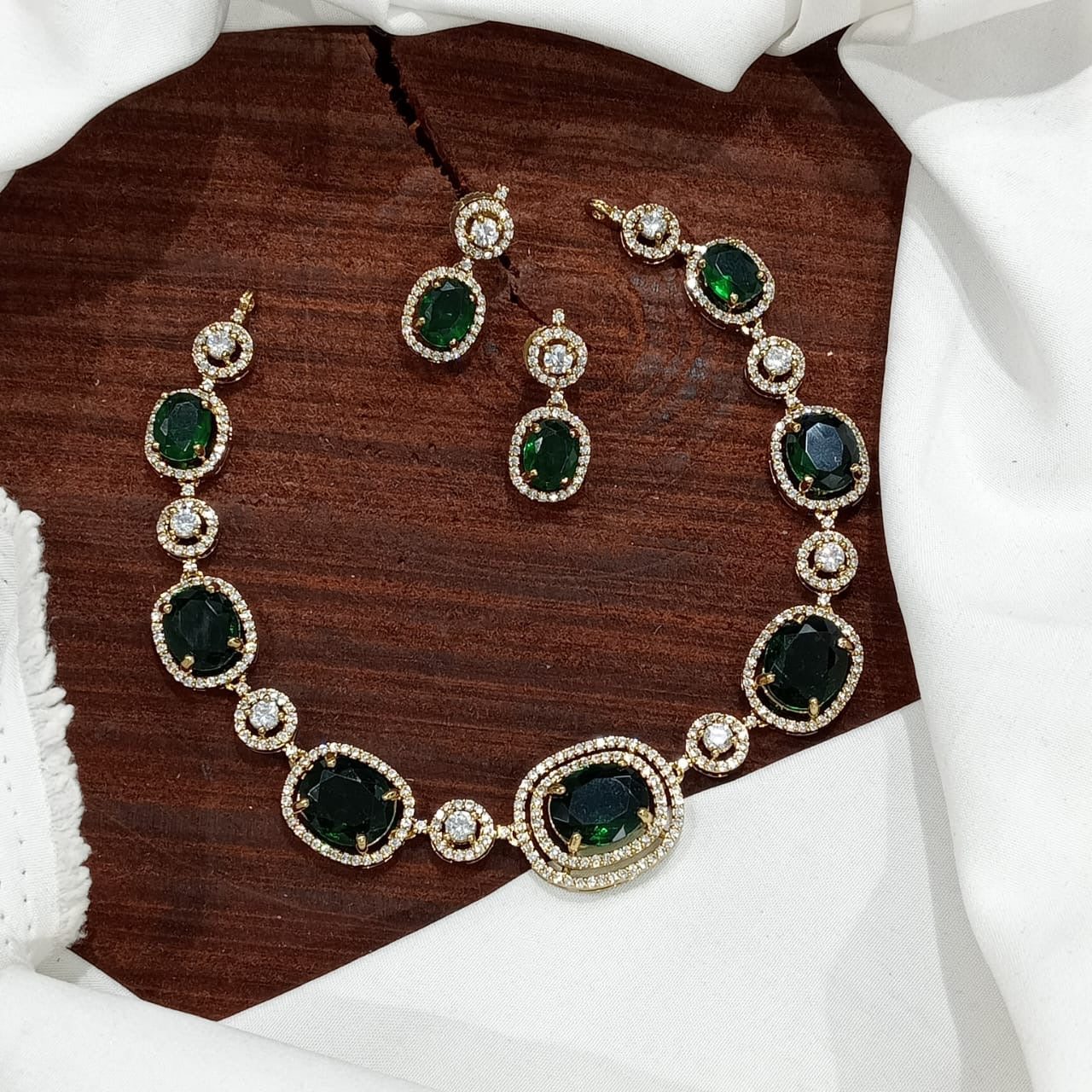 Bestselling Premium Finish Minimalist Necklace with Drop Earrings