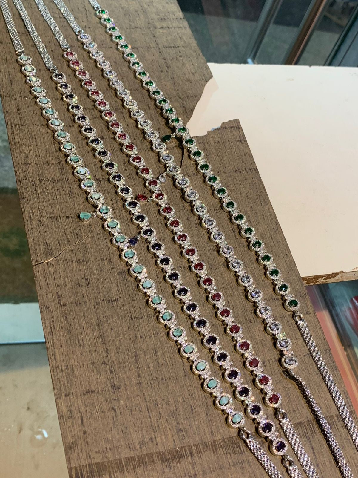 Fashionable Thin Stone Hipchain - Premium Silver Polish Cz Jewelry