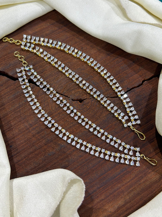 Elegantly Designed GJ  Bridal Ear chains for Earrings