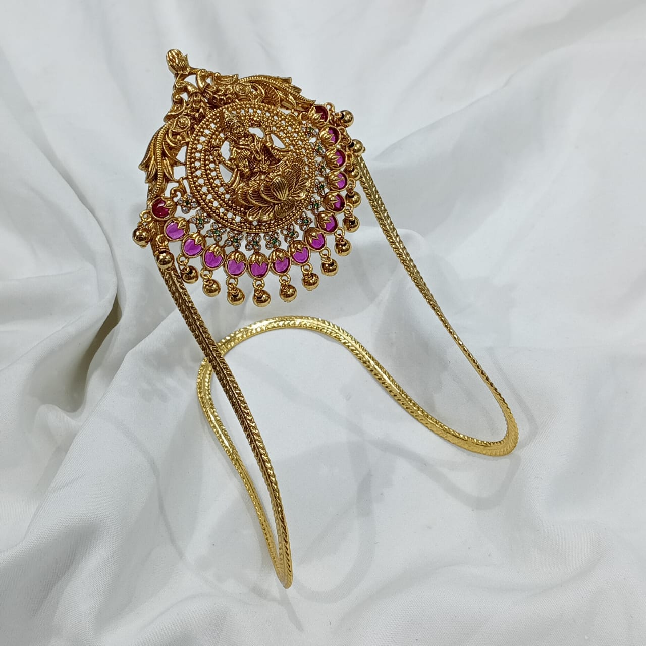 Temple Jewelry Single Nakshi Vanki/ BajuBand- Premium Quality Armlet