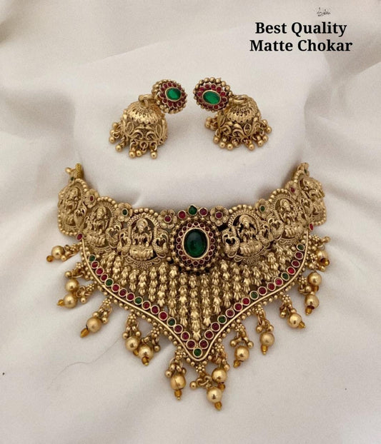 Latest Design Lakshmi Choker Necklace - Bridal