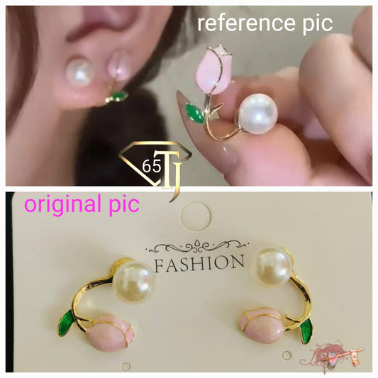 Trending and Cute Lotus Style Stud Earrings
