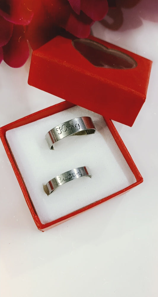 Cute Couple Rings- Gifts made specially just for you